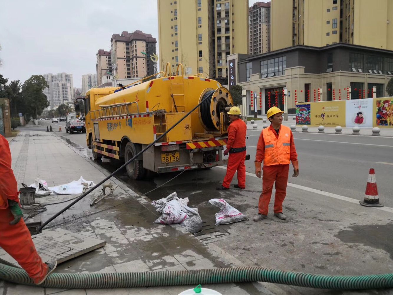 翠峦排污管道清淤-管道清洗
